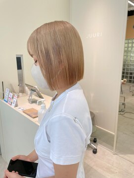 ユーリ(JUURI) ミルクティーベージュ / ベージュ / ボブ / ミニボブ