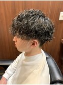 波巻きプードルパーマ
