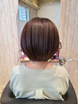ヘアサロン フラット(hair salon flat)&nbsp;ハリウッドトリートメント20代30代ブラウンショートナチュラル