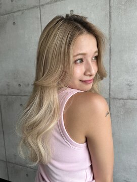 オアシス(oasis) 松本市大人可愛いブロンドベージュ