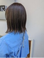 エスク オブ ヘアー(SQ of hair)&nbsp;Olive color×ボブ