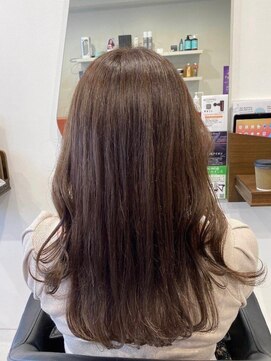 アフロディーテギンザ 日本橋人形町店(APHRODITE GINZA) フルバング/似合わせカット/レッドブラウン/30代40代/人形町