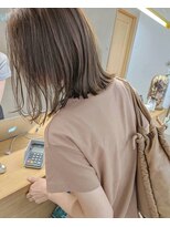 ローレンジウ(LOREN JU)&nbsp;透明感髪質改善ベージュダブルカラーミルクティーグレージュ