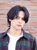 アーリー(Ali'i)&nbsp;ソフトツイストパーマツーブロックウルフセンターパート