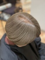 アイニ 河内小阪店(aini)&nbsp;白髪ぼかしカラー白髪ぼかしハイライトショートボブ30、40、50代