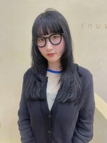 スニュウ(snuw)&nbsp;【snuw mina】レイヤーカット/黒髪ロング