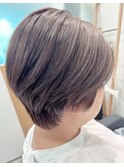 ハイライト/インナーカラー/白髪ぼかし/縮毛矯正/ショート