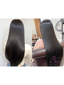 《Bice小岩》幅広い髪質に対応！髪の状態を見極め、自然で柔らかなストレートスタイルを創ります♪