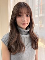 アミー 駒澤(Ammy komazawa)&nbsp;透明感×抜け感！！モカブラウン/ロングベージュ