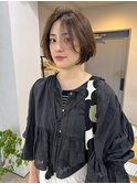 #ボブ#ナチュラルボブ#透明感カラー