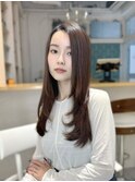 韓国スタイル/透明感カラー/レイヤーカット