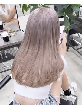 クヴェルアンドコー(Kvell&Co.) ベージュ×ロング