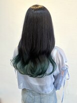 ヘアーデザイン アズール(Hair Design Azur) 【Azur】Blue black × green