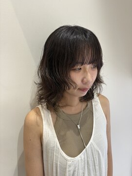 ウクラ バイ レシッド 池袋(uchla by rcid) 顔まわりレイヤー☆ウルフパーマ