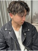 メンズツイストスパイラルパーマ　ハイライト　名古屋駅/名駅