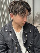 リコ ヘアアンドリラクゼーション 名駅店(LICO HAIR＆RELAXATION)&nbsp;メンズツイストスパイラルパーマ　ハイライト　名古屋駅/名駅