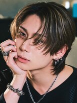 アンサー 渋谷(ANSWER)&nbsp;メンズバレイヤージュハイライトセンターパート