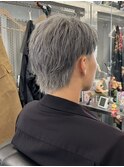 MEN’S HAIR/ブルーブラック/フェザーパーマ/草津