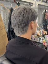 リプレイ 草津店(RIPLAY)&nbsp;MEN’S HAIR/ブルーブラック/フェザーパーマ/草津