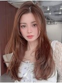 《Agu hair》ベージュブラウン韓国レイヤー×numberA.ヘアバター