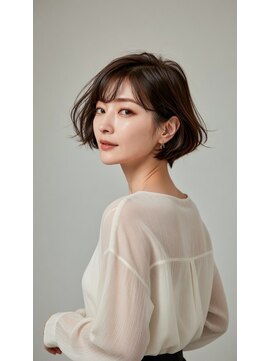 コートフィールエー(CO_T feel.a) 大人女性の凛とした美しさ。都会派ミニボブ。
