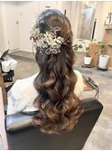 ヘアセット　ヘアアレンジ　前撮りヘアセット