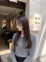 ワワ ヘアサロン 高円寺店(WAWA HAIR SALON) 透明感を引き出す王道ロングストレート