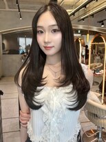 レーヴバイロンド 仙台(Reve by Lond)&nbsp;仙台レイヤーカット韓国巻き前髪顔周り