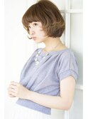 【aRietta】柔らかさのあるショートスタイル/ころんとボブ/銀座