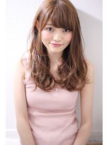 マリアバイアフロート(Maria by AFLOAT) Mariabyafloat30,40代◎耳掛けモーブカラーくびれミディロング♪