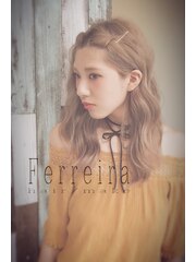 《Ferreira》ほつれウエーブヘアー