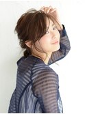 大人編みこみ＋くるりんぱアレンジ【EARTH菊名店】
