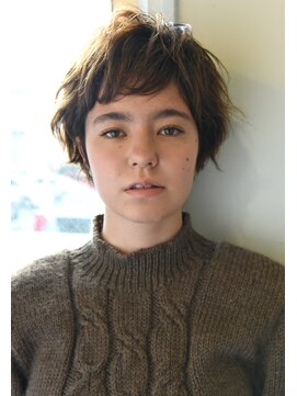 ユノ(juno) 【juno】透明感おしゃれ外国人風くせ毛パーマ☆ベリーショート