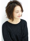 *どんどん可愛くなれる*大人可愛いゆるふわショートボブ