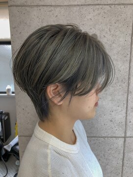 ア セカンド 清藤美容室第弐號(a sekand) 前髪長めの大人ショートボブスタイル☆