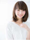 ゆるふわロングボブ