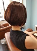 襟足スッキリ☆ワンカール前下がりボブ