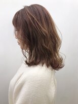 アイティー バイ アルバム 中野店(IT by ALBUM)&nbsp;シアーベージュ_厚めバングローライトスリークボブ_ba279113