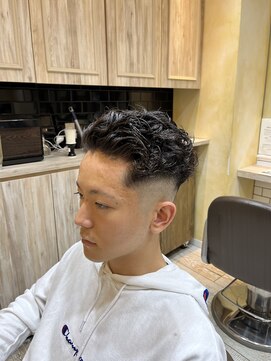 グルーマーズトウキョウ(GROOMER/S TOKYO) 宮城リョータ風パーマ　【ハードパーマ】GROOMERSTOKYO