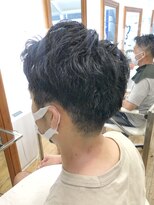 ヘッズ 本八幡店(HEADS)&nbsp;MEN'S HAIR  センターパート　ツイストスパイラル　コンマヘア