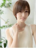 20代/30代/大人可愛い/小顔ひし形/マッシュショート/ナチュラル