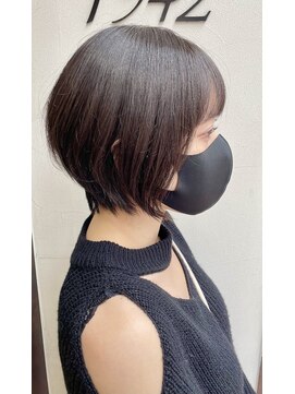 ラウンジ モリオ イケブクロ(Lounge MORIO Ikebukuro) 【morio池袋】丸み可愛い前下がりショート○