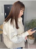 【Alen】ワイドバングxミルクティーカラー 山形県天童市