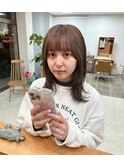 サンドベージュ/顔周りレイヤー/中明度/ワンカール/大重有輝弥