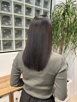 ナインスフロア(9NINTH FLOOR)&nbsp;艶髪サラサラ酸性ストレート/縮毛矯正/ミディアムレイヤーカット