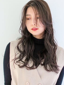 ガリカ 大名(Gallica) 【Gallica】韓国風顔まわりレイヤー/骨格矯正カット/グレージュ