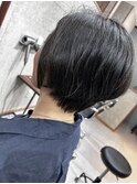 ショートボブ/くせ毛/ショート/ショートカット/大人ショート