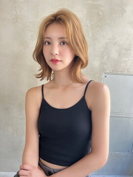 エース (ACE) ACE 横浜　韓国風くびれ巻き×ベージュ