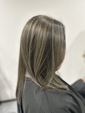 ビューティーガレージ カワゴエ(Beauty Garage Kawagoe) 脱白髪染めカラー　オリーブグレージュ