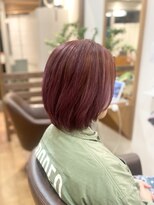 フリージア(freesia)&nbsp;30代40代50代/艶髪/カシスカラー/サラツヤボブ